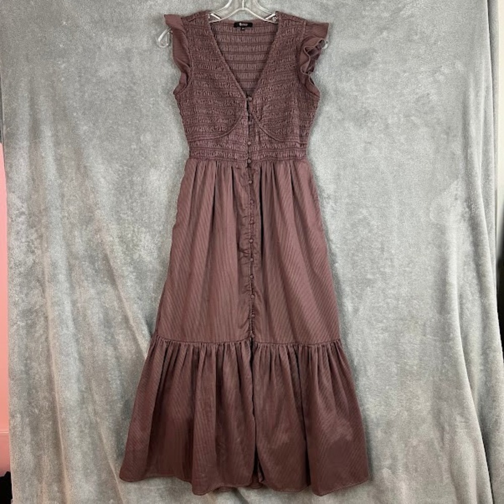 Quince Organic Textured Cotton Smocked Mini Dress Womens XS Peasant Cottagecore